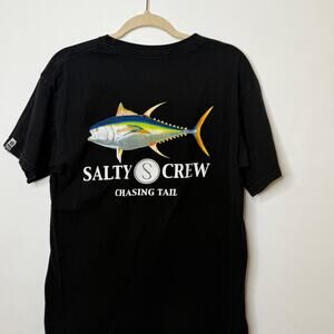 Salty Crew Men’s Graphic T-Shirt – Black – Size M